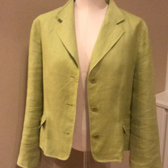 talbots irish linen jacket